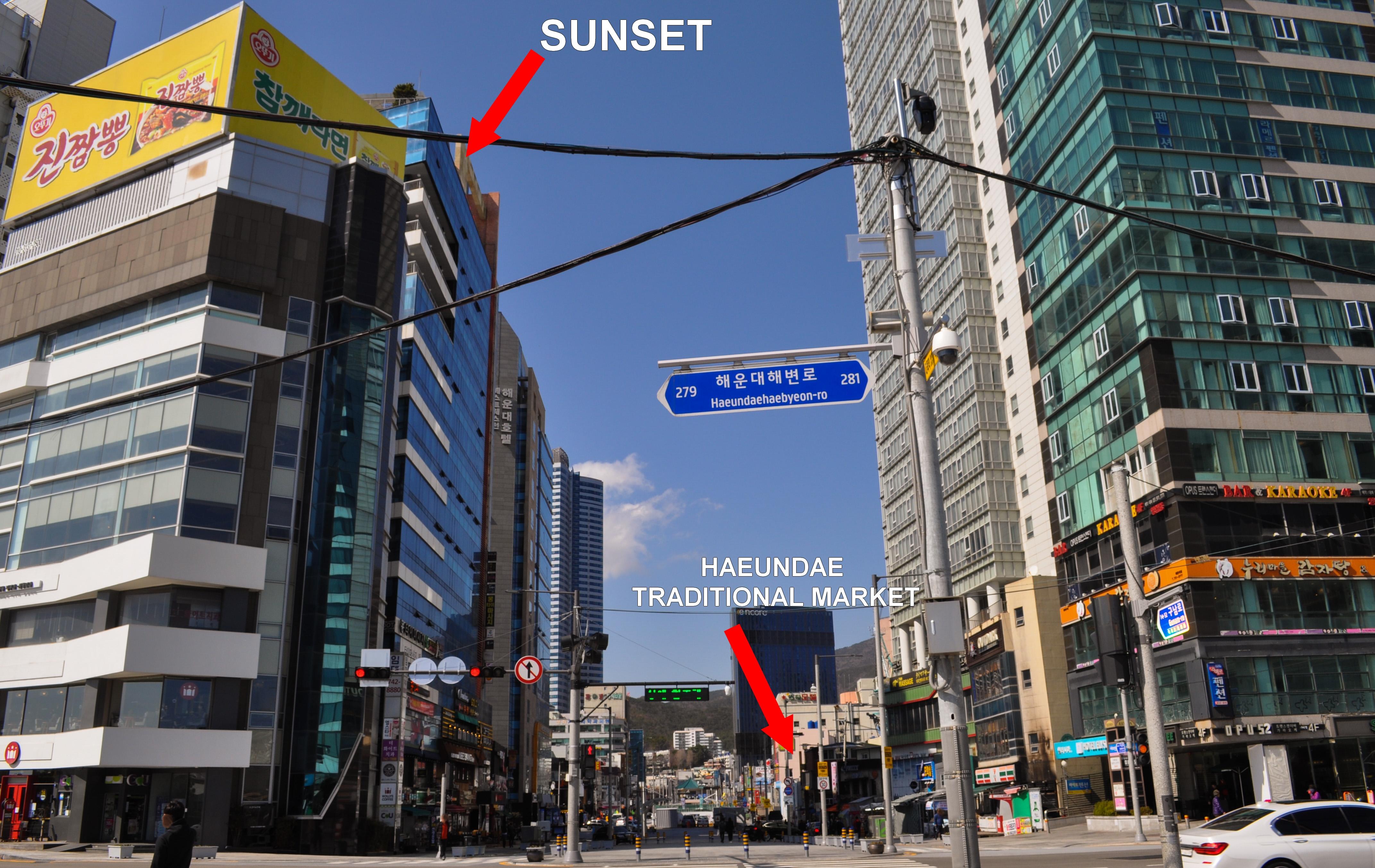 Sunset Hotel Busan Eksteriør bilde